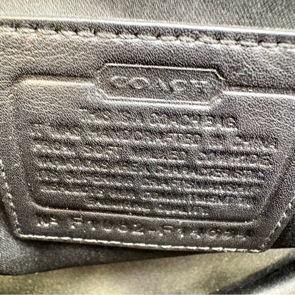 Coach Ashley Leather Carryall Tote Bag Black F14926 - Picture 12 of 12